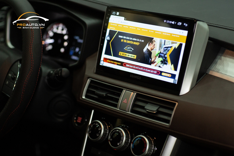 Lắp màn hình DVD android ô tô Bravigo tại ProaAuto.vn