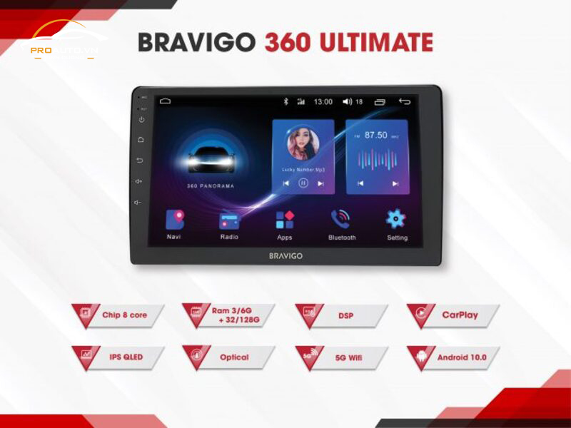 Màn hình Android Bravigo Ultimate